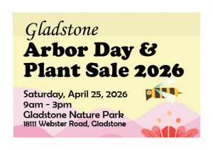 Gladstone Arbor Day and Plant Sale promo 